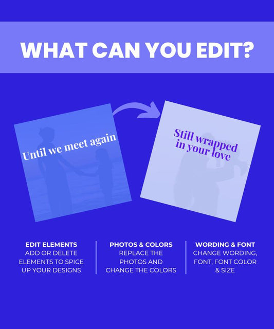 Editable Grief Quote Canva Template for Parents | Memorial & Bereavement Quote Bundle | Printable Sympathy Loss of Child Quotes