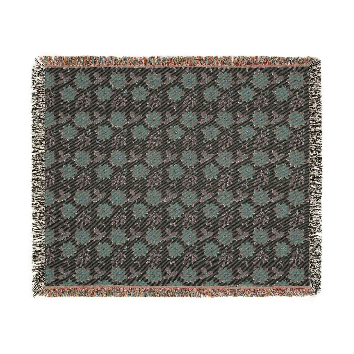 Bohemian Woven Blanket Retreat | Cozy Throw for Home Decor, Gifts, Picnics, and Festivals | Farmhouse Style, Vintage Pattern, Soft Textile
