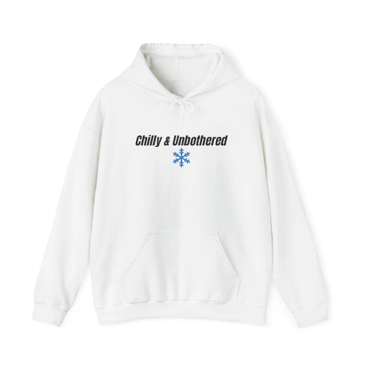 Chilly & Unbothered hoodie | Snowflake graphic sweatshirt