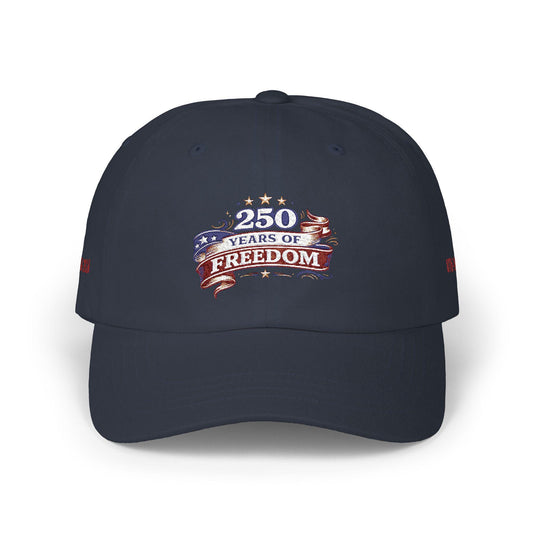 250 Years of Freedom America Anniversary Dad Cap
