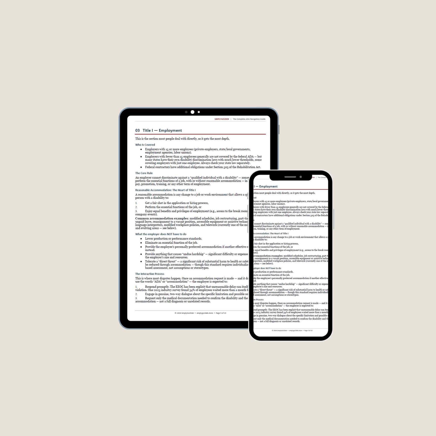 ADA Rights & Service Animal Guide | Disability Employment Handbook
