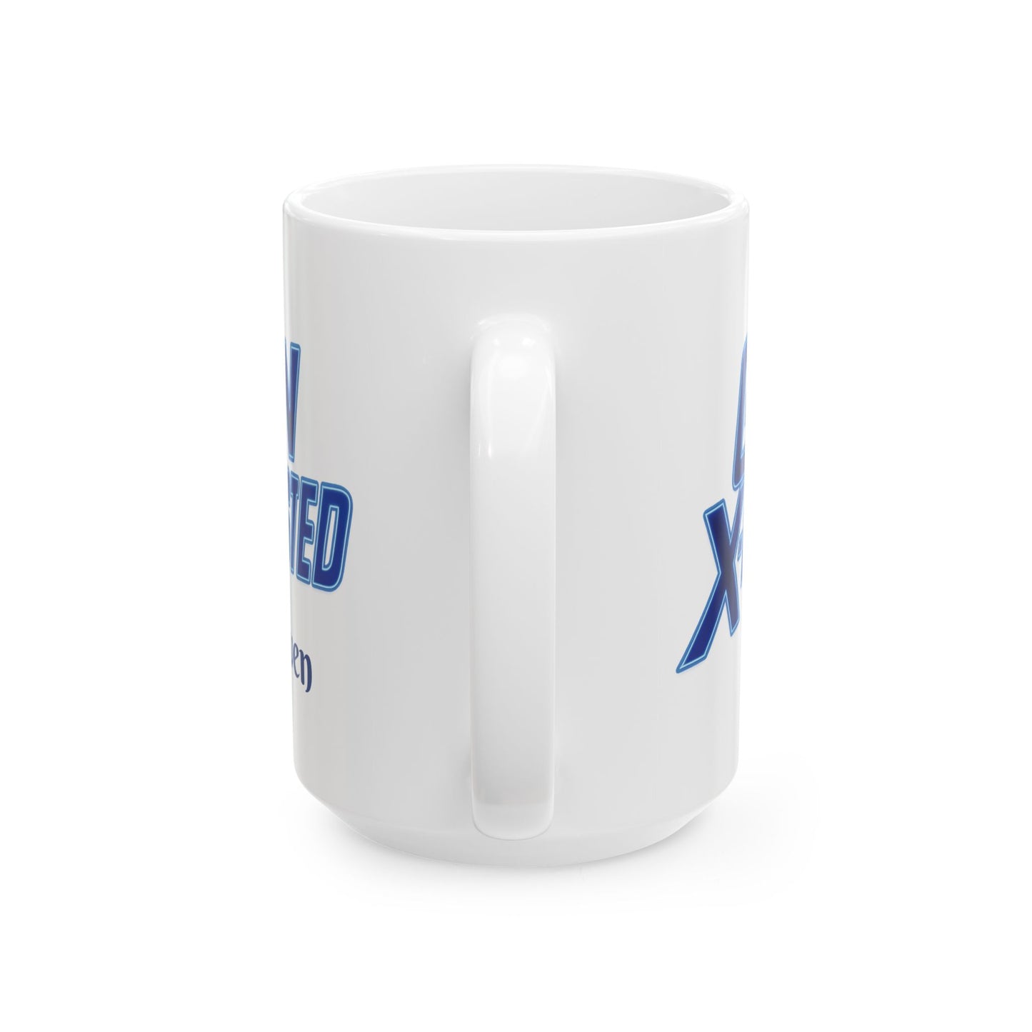 Gen X-Hausted Ceramic Mug, Personalized Funny Coffee Cup for Generation X, Birthday Gift, Office Humor, Sarcastic Quote, Work from Home Mug