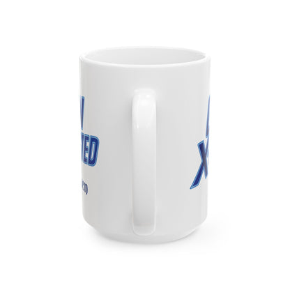 Gen X-Hausted Ceramic Mug, Personalized Funny Coffee Cup for Generation X, Birthday Gift, Office Humor, Sarcastic Quote, Work from Home Mug