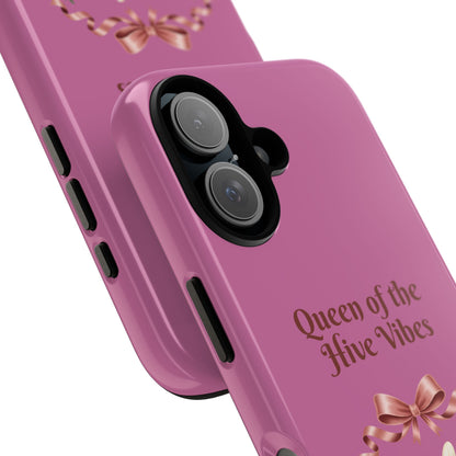 Queen of the Hive Bee Phone Case | Cute Floral Bee iPhone Case