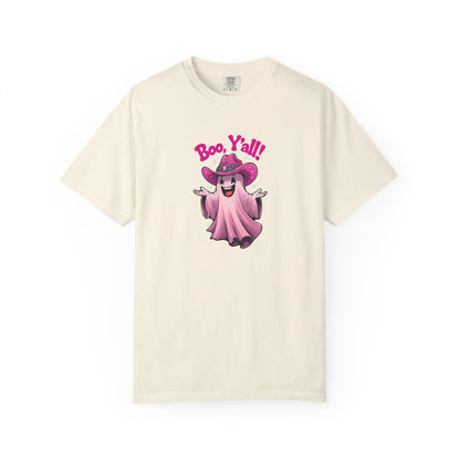 Boo Y'all Ghost T-Shirt, Fun Halloween Tee, Unisex Shirt, Cute Ghost Apparel, Spooky Season Outfit