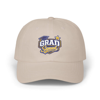 Grad Squad Dad Cap | Graduation embroidered hat, school colors