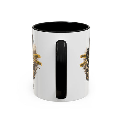 Coffee Kids and Crime Mom Podcast Mug | Accent Coffee Mug
