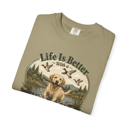Life Is Better with a Labrador T-shirt | Lab Dog Design