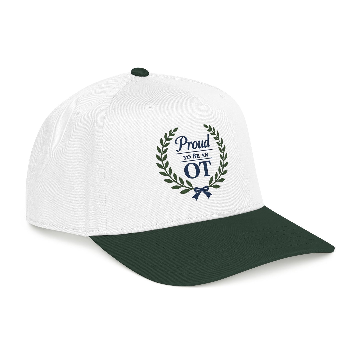 Proud to Be an OT Baseball Cap | Occupational Therapist Hat, Laurel Wreath