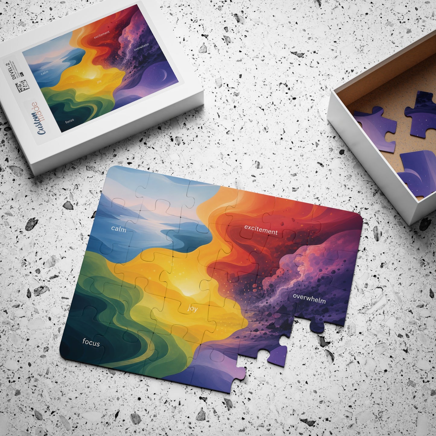 Emotional Spectrum Artwork Kids Puzzle