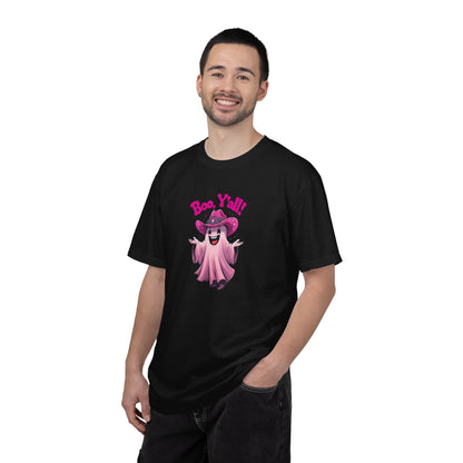 Boo Y'all Ghost T-Shirt, Fun Halloween Tee, Unisex Shirt, Cute Ghost Apparel, Spooky Season Outfit