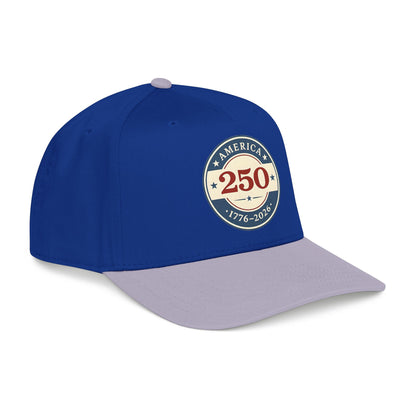 America 250 1776-2026 Patch Mid Profile Baseball Cap | 250th Anniversary Celebration