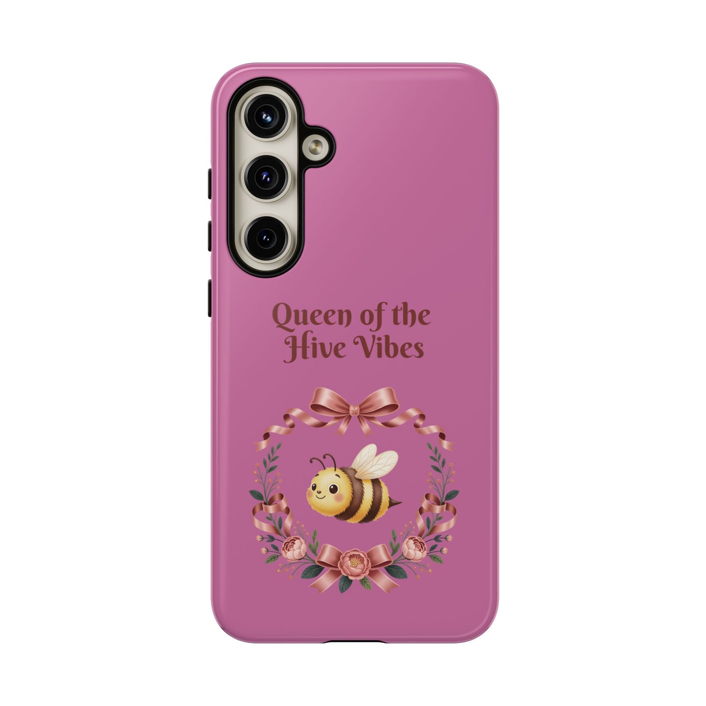 Queen of the Hive Bee Phone Case | Cute Floral Bee iPhone Case