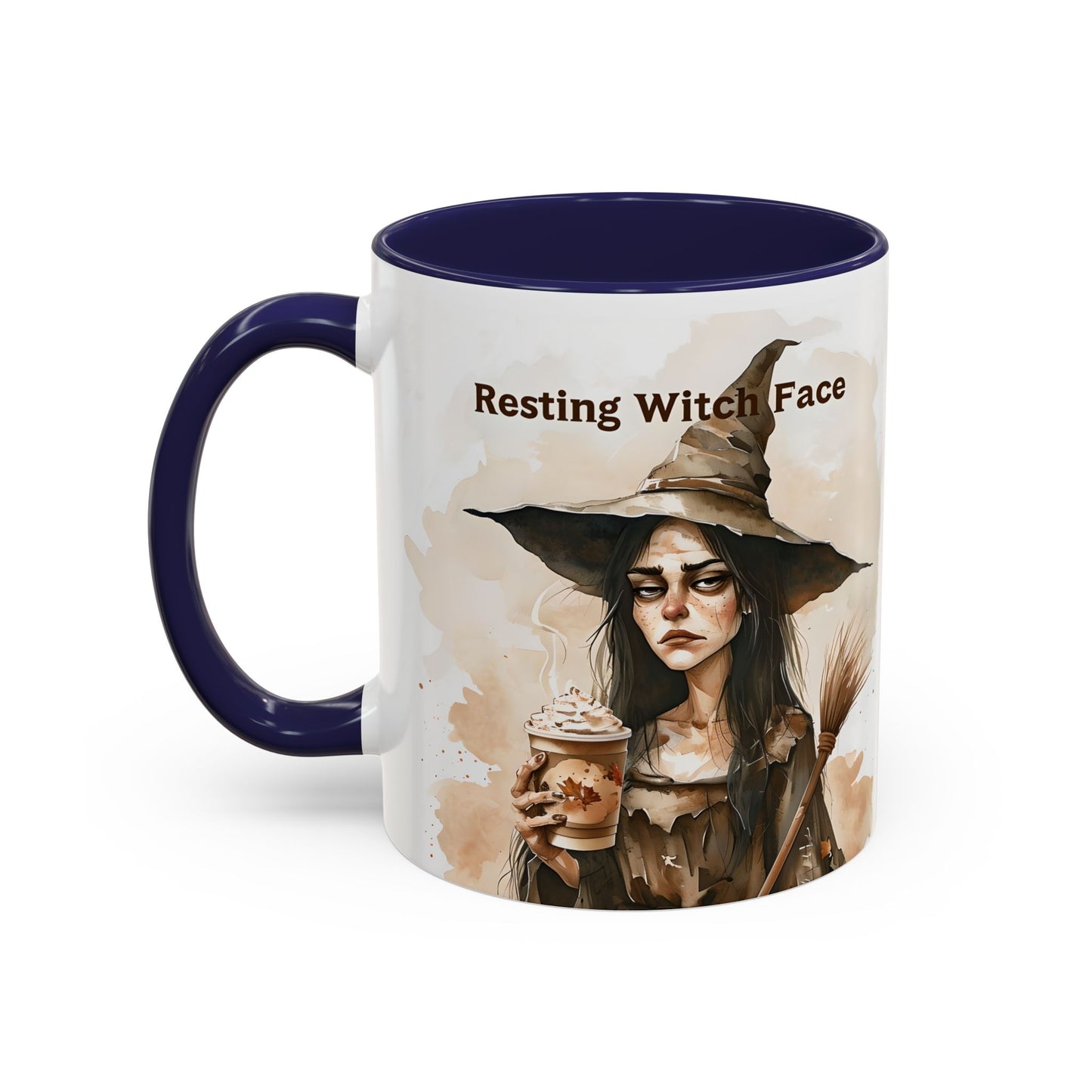 Resting Witch Face Coffee Mug - Halloween Mug, Funny Mug, Witch Mug, Halloween Gift, Coffee Lover Gift