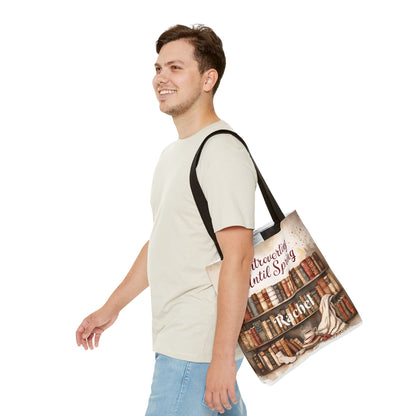 Personalized Introvert Tote Bag - Book Lover's Accessory, Everyday Use, Literary Gift, Spring Vibes, Book Club Essentials