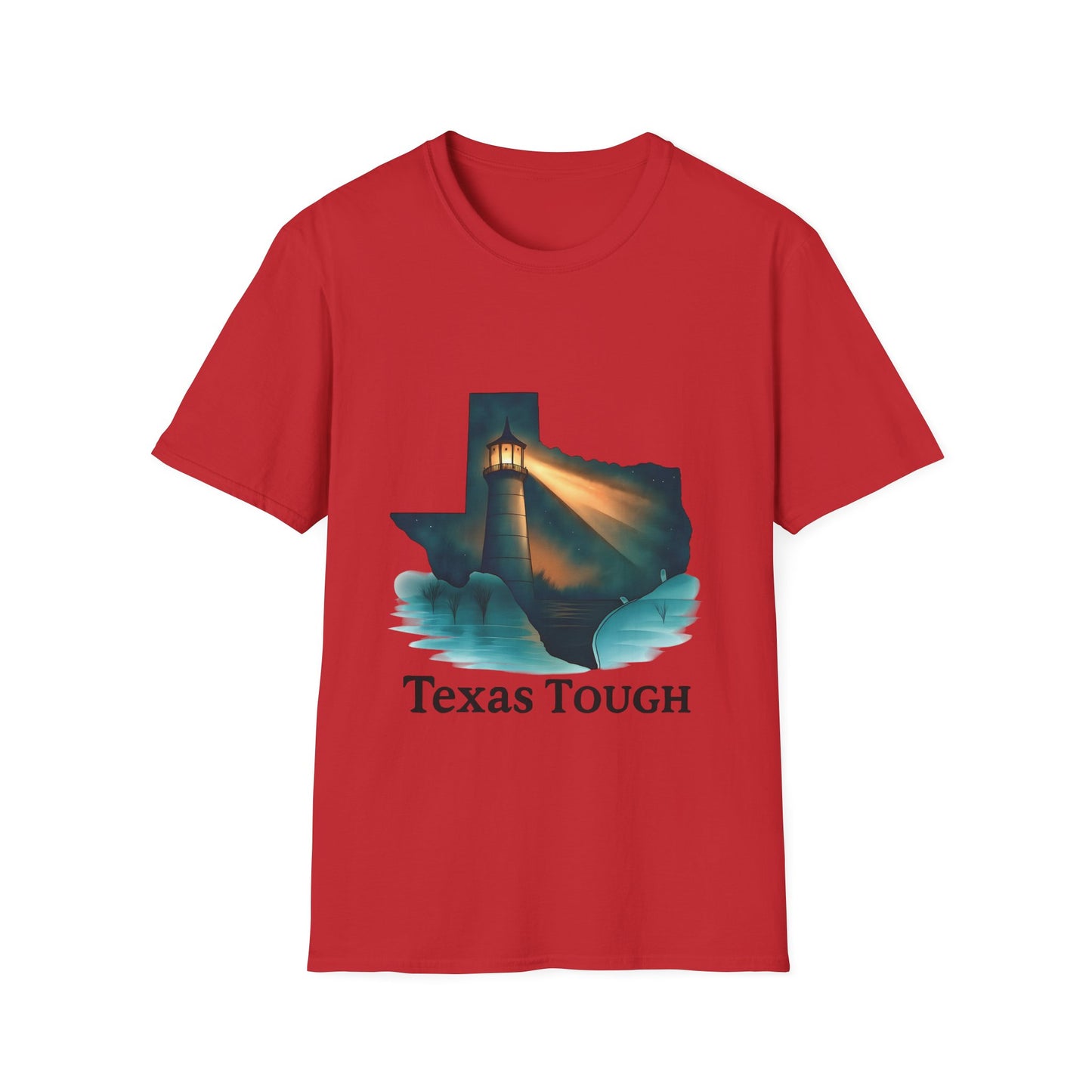 Texas Tough Texas Pride T-Shirt | Lone Star Flag Design