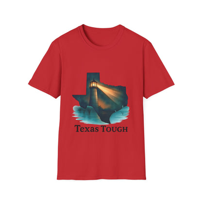 Texas Tough Texas Pride T-Shirt | Lone Star Flag Design
