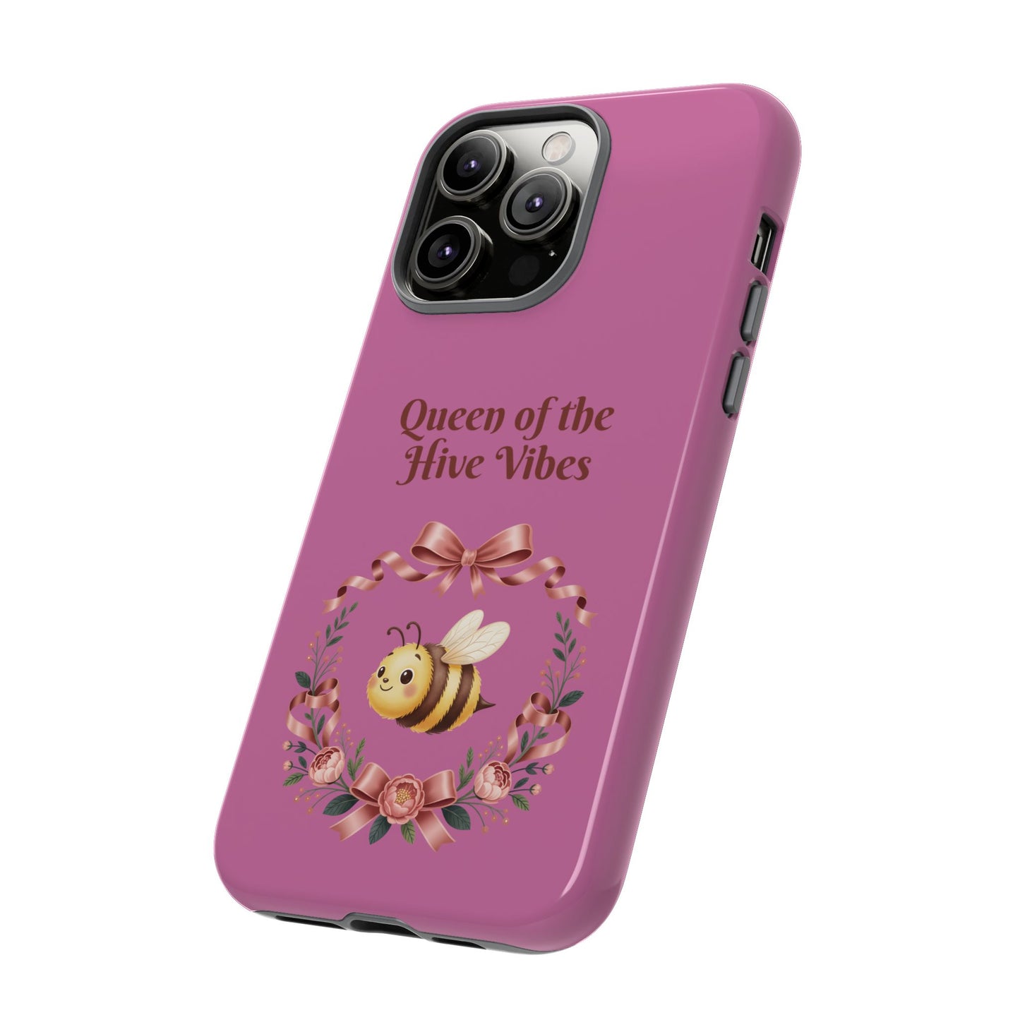 Queen of the Hive Bee Phone Case | Cute Floral Bee iPhone Case