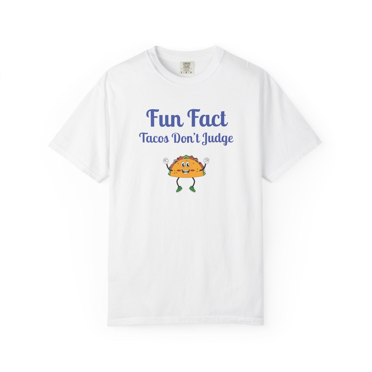 Fun Fact Taco Unisex Tee - Humorous Foodie Shirt, Gift for Taco Lovers, Casual Wear, Cute Graphic Tee