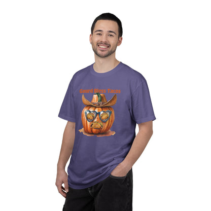 Funny Halloween T-Shirt, Gourd Bless Tacos Tee, Unisex Graphic Tee, Taco Lover Shirt, Fall Festival Apparel, Cute Pumpkin Shirt