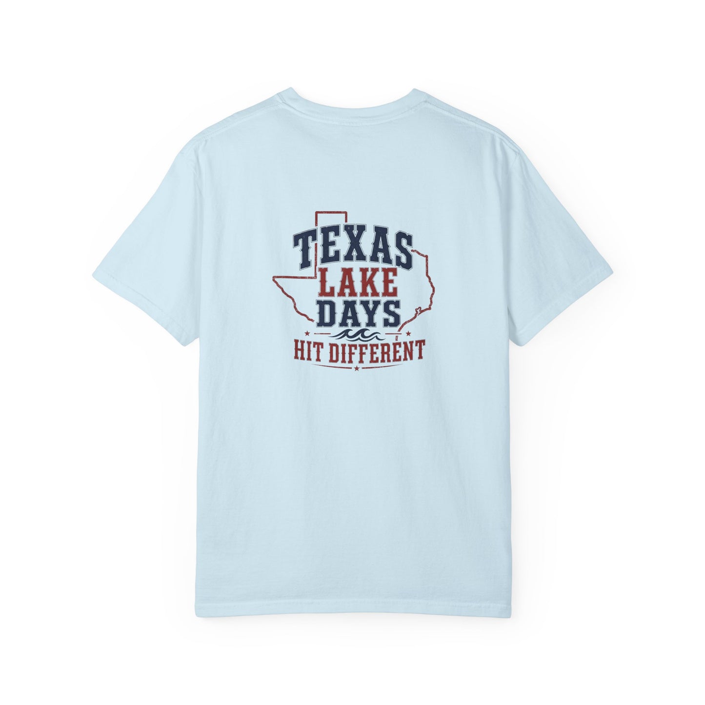 Texas Lake Days Hit Different T-shirt | State Outline Lake Life