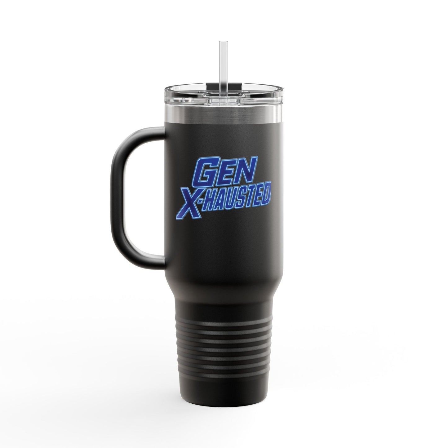Gen X-Hausted Insulated Travel Mug - Perfect for Coffee on the Go, Travel, Camping, and Daily Hydration