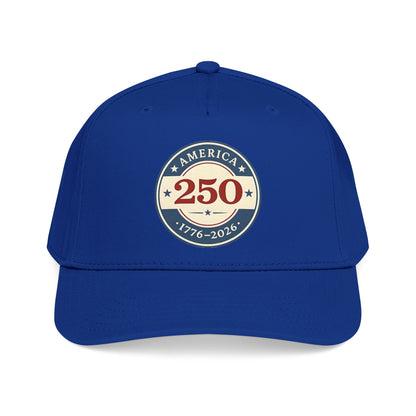 America 250 1776-2026 Patch Mid Profile Baseball Cap | 250th Anniversary Celebration