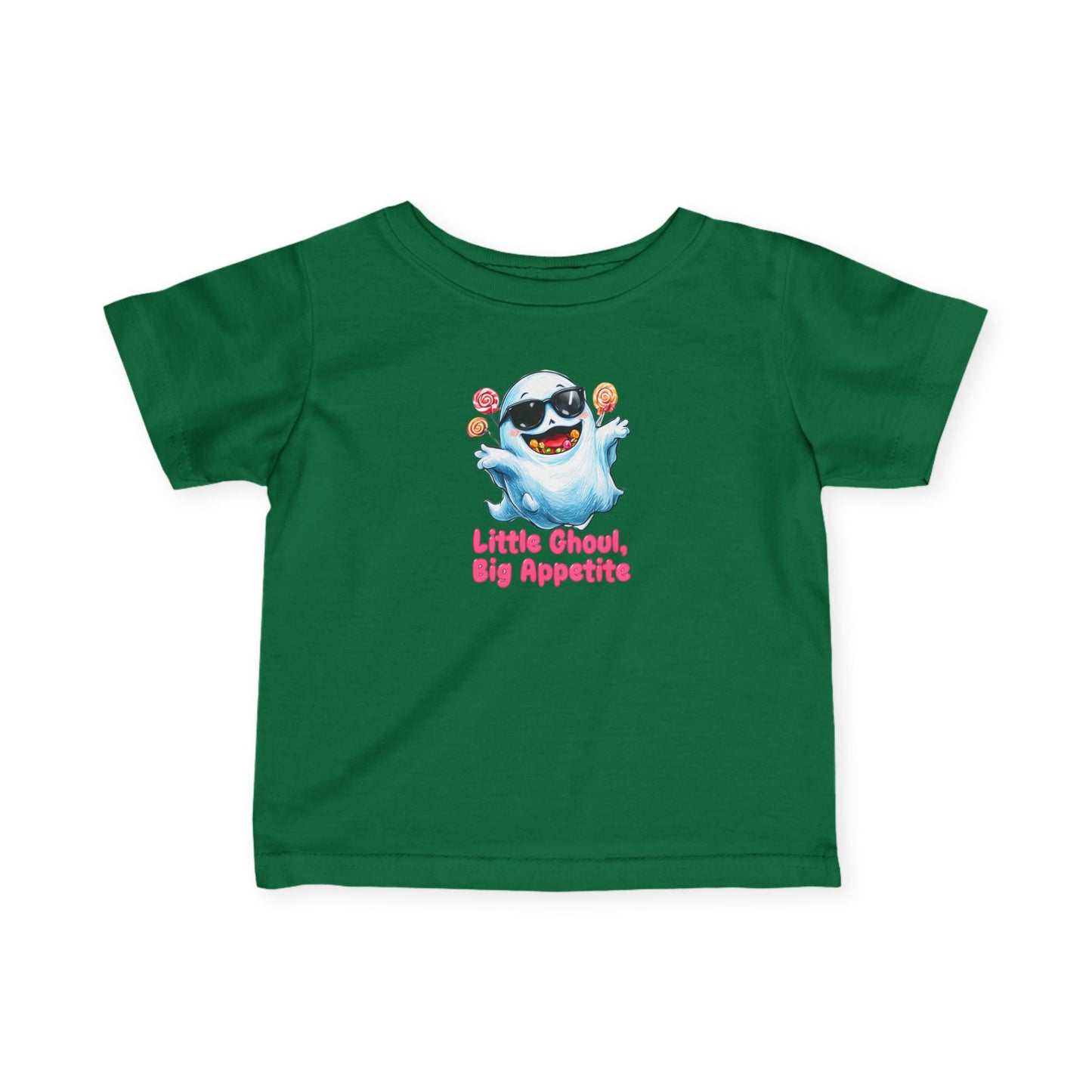 Adorable Halloween Infant T-Shirt, Little Ghoul Big Appetite Tee, Baby Halloween Costume, Cute Toddler Shirt, Spooky Fun Apparel, [...]