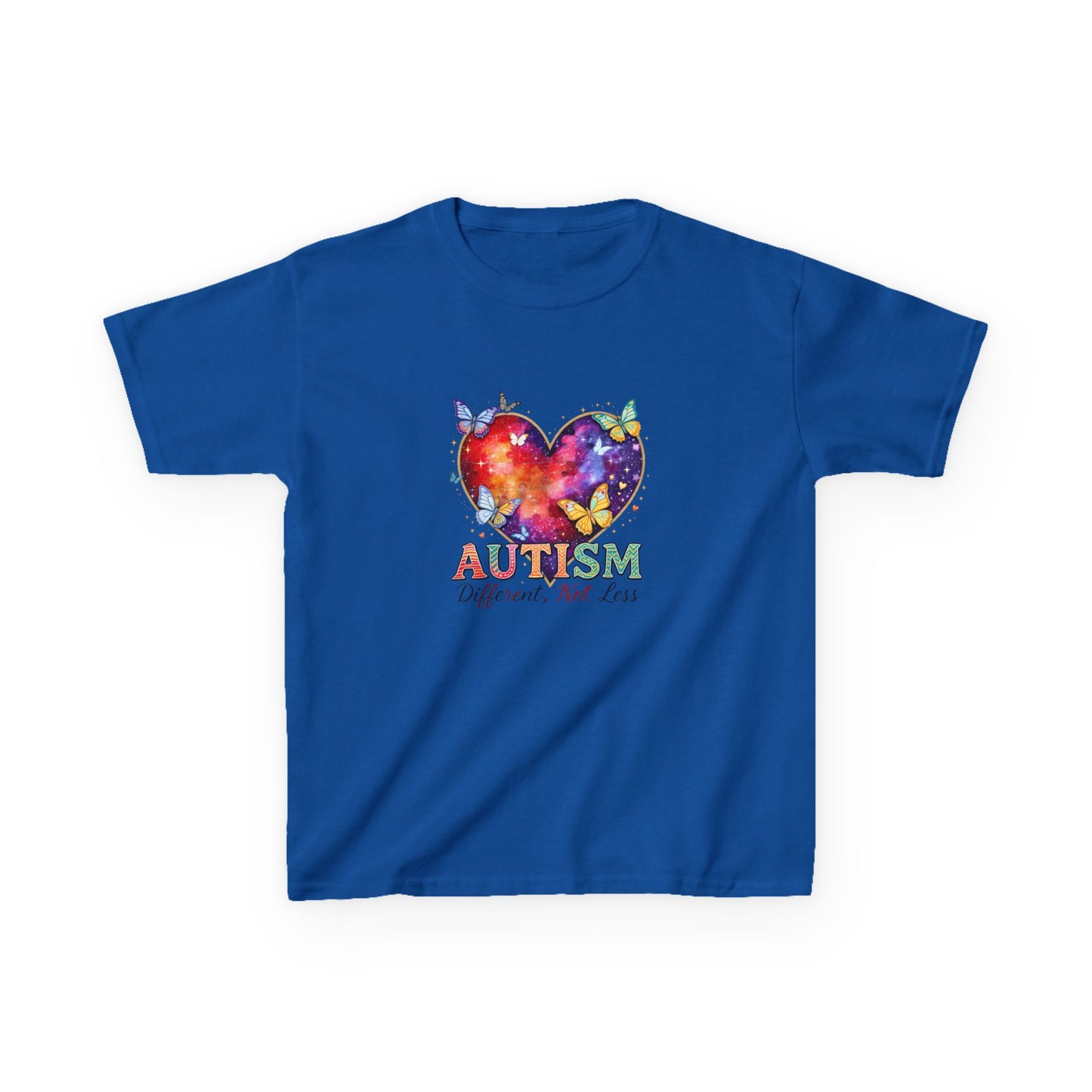 Autism Puzzle Heart Kids Tee | Different Not Less