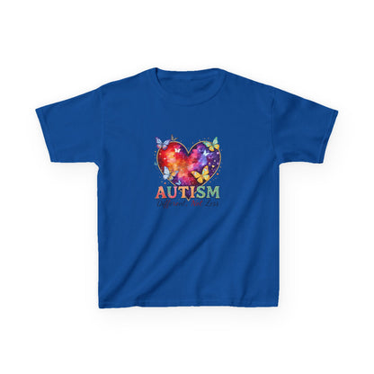 Autism Puzzle Heart Kids Tee | Different Not Less