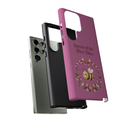 Queen of the Hive Bee Phone Case | Cute Floral Bee iPhone Case