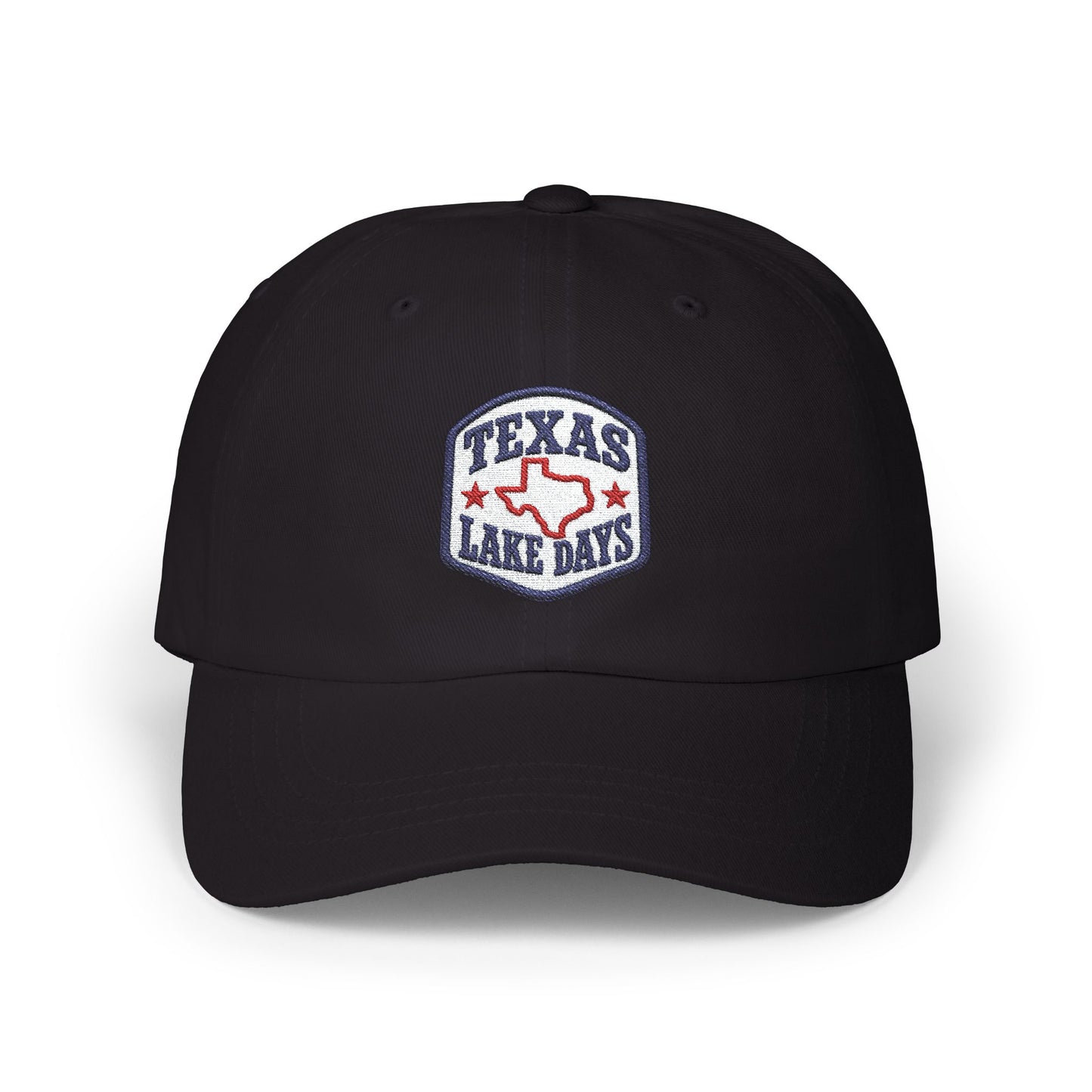 Texas Lake Days Dad Cap | Embroidered Patch Baseball Hat