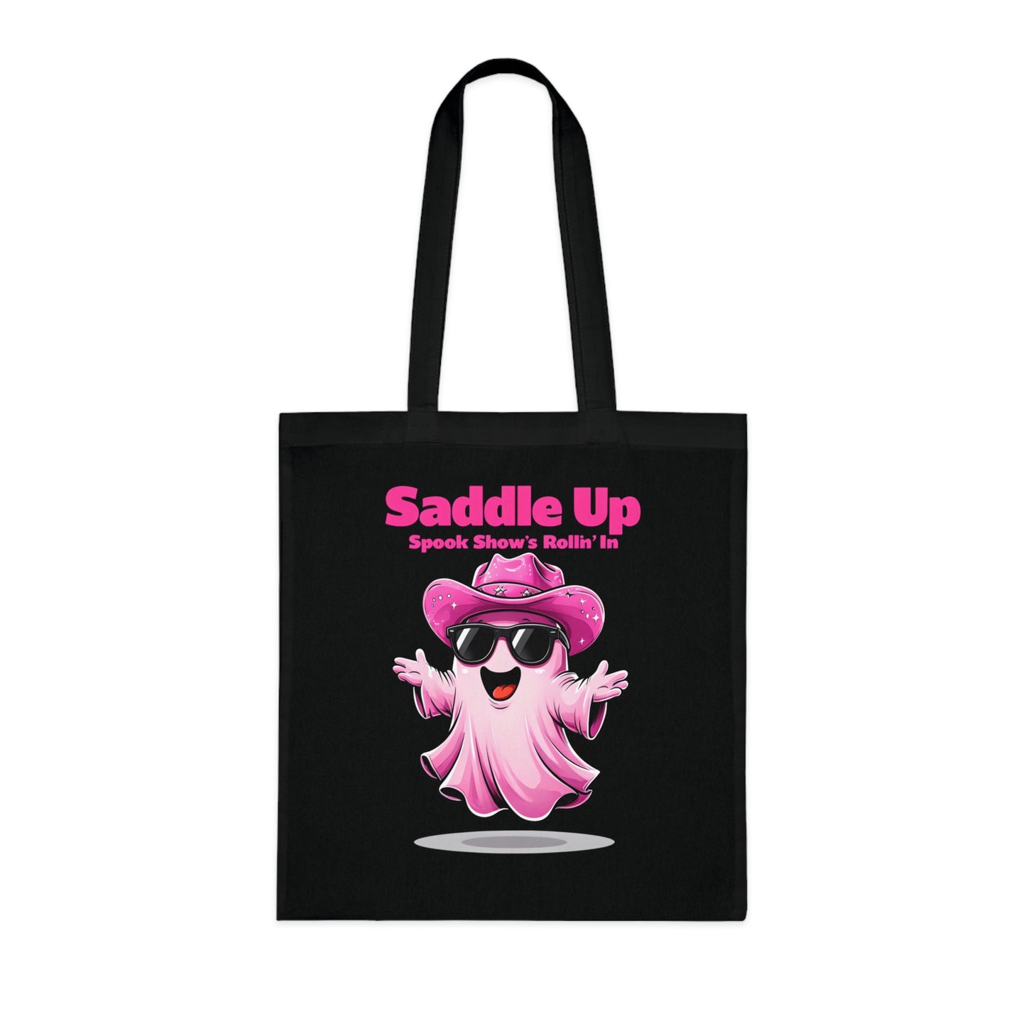 Bride's Ghostly Cotton Tote, Perfect for Bachelorette Parties, Bridal Showers, Halloween, Wedding Planning, Eco-Friendly Tote Bag