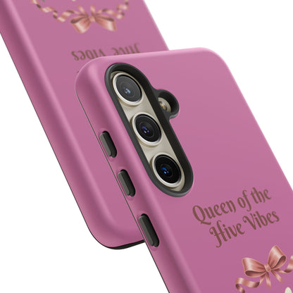 Queen of the Hive Bee Phone Case | Cute Floral Bee iPhone Case