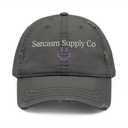 Distressed Dad Hat with Sarcasm Supply Co Embroidery | Casual Cap, Gift for Dad, Trendy Hat for Everyday Wear, Adjustable Baseball [...]