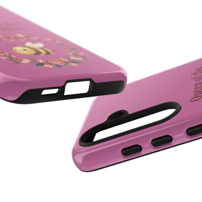 Queen of the Hive Bee Phone Case | Cute Floral Bee iPhone Case