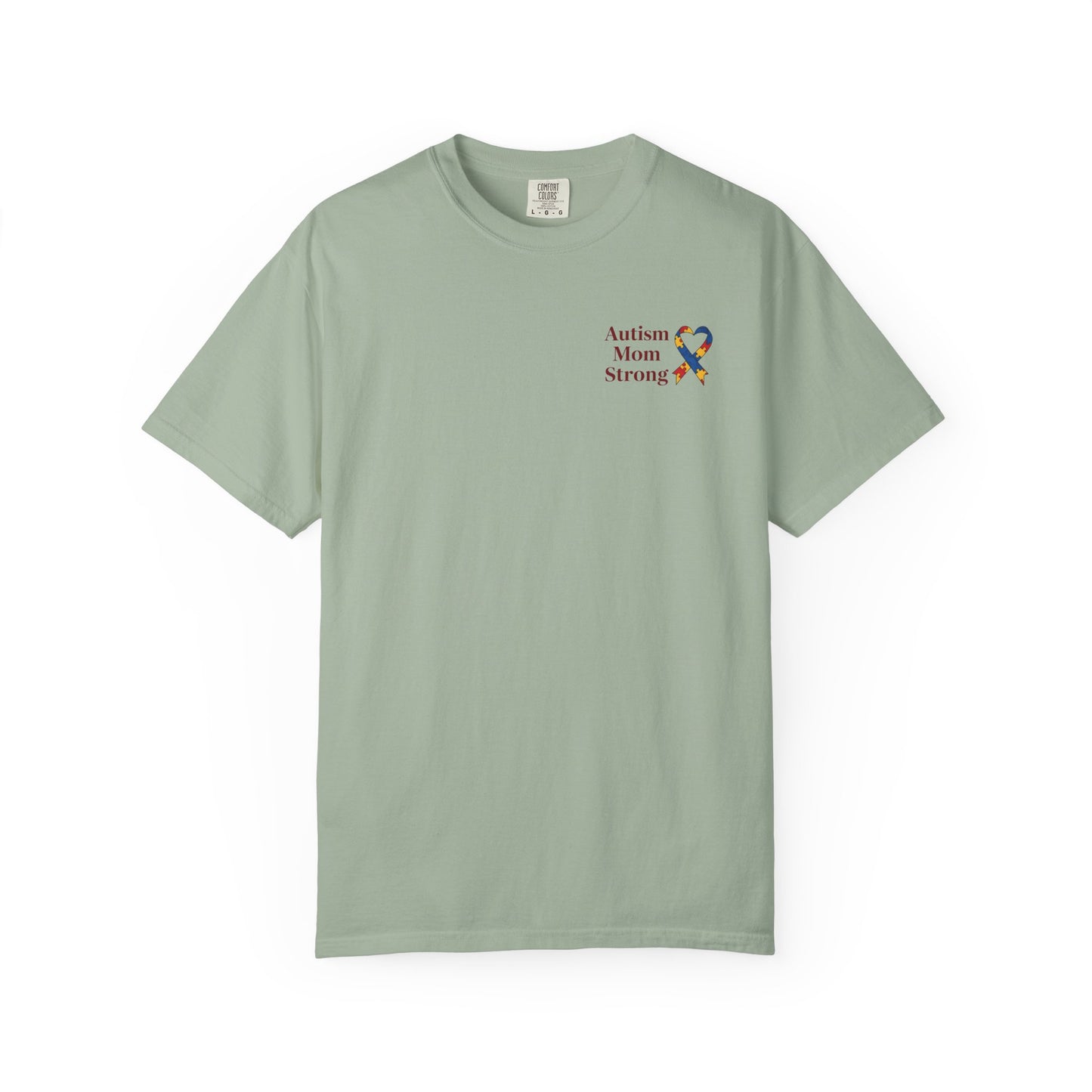 Autism Mom Strong T-shirt | Autism Awareness Puzzle Ribbon