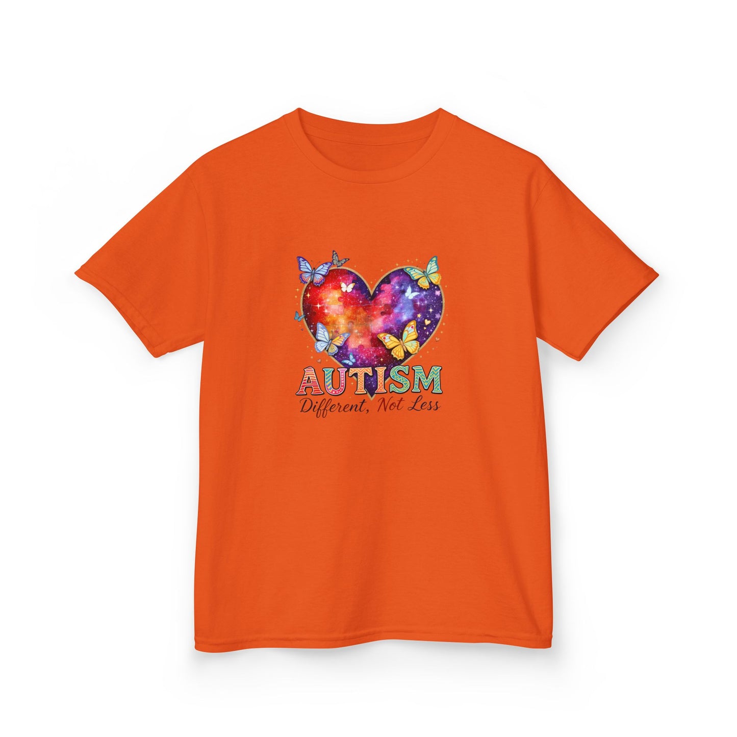 Autism Puzzle Heart Kids Tee | Different Not Less