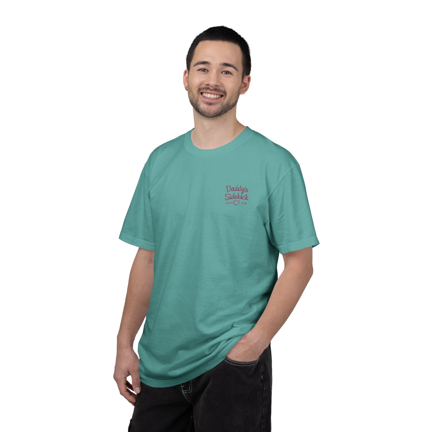 Daddy's Sidekick Embroidered T-Shirt | Daddy Sidekick Tee