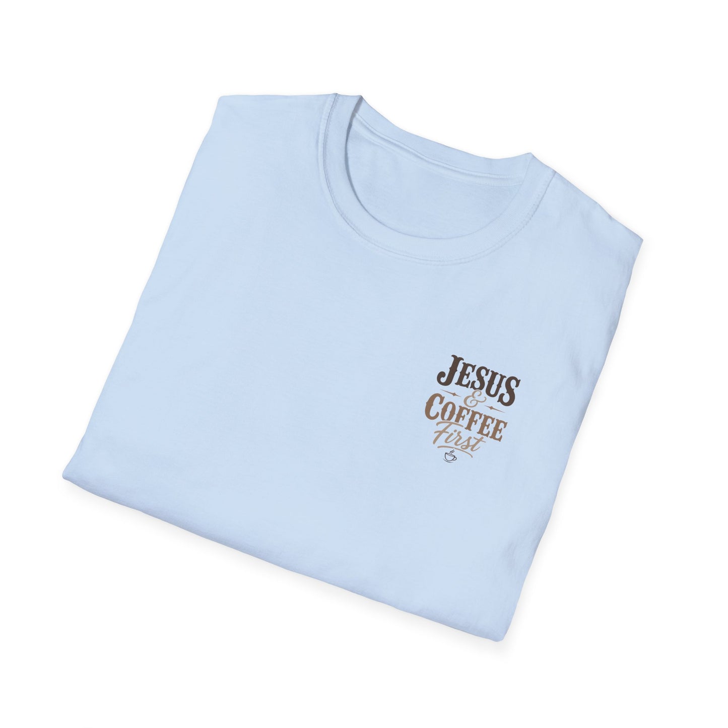 Jesus & Coffee First T-Shirt | Christian Coffee Tee
