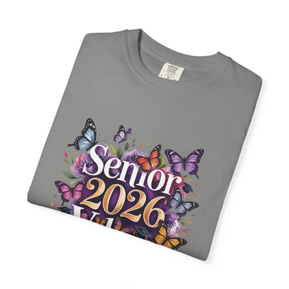 Senior 2026 Vibes T-Shirt | Butterfly Graduation Design
