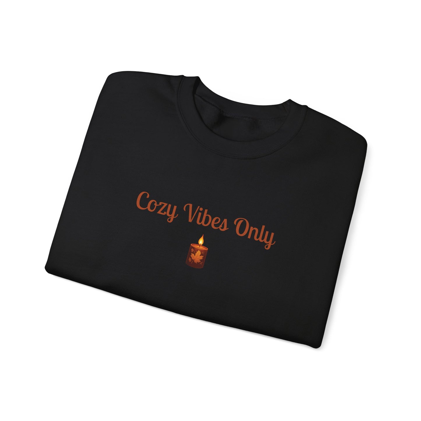 Cozy Vibes Only Sweatshirt, Unisex Crewneck, Casual Wear, Fall Fashion, Gift for Her, Cozy Apparel, Warm Layering