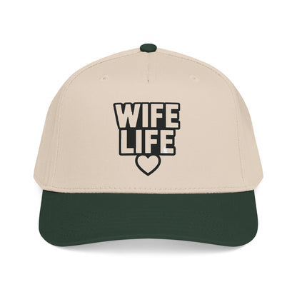 Wife Life Mid Profile Baseball Cap | Wife Life Baseball Hat