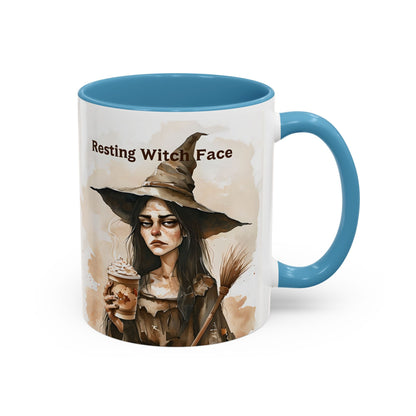 Resting Witch Face Coffee Mug - Halloween Mug, Funny Mug, Witch Mug, Halloween Gift, Coffee Lover Gift