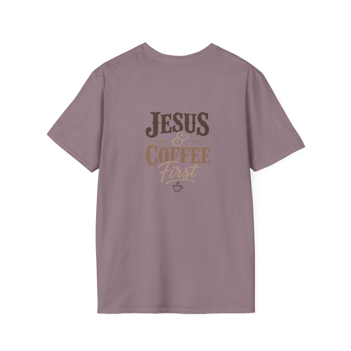 Jesus & Coffee First T-Shirt | Christian Coffee Tee