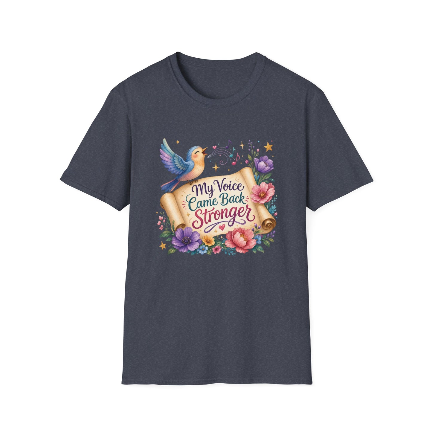 My Voice Came Back Stronger T-Shirt | Survivor