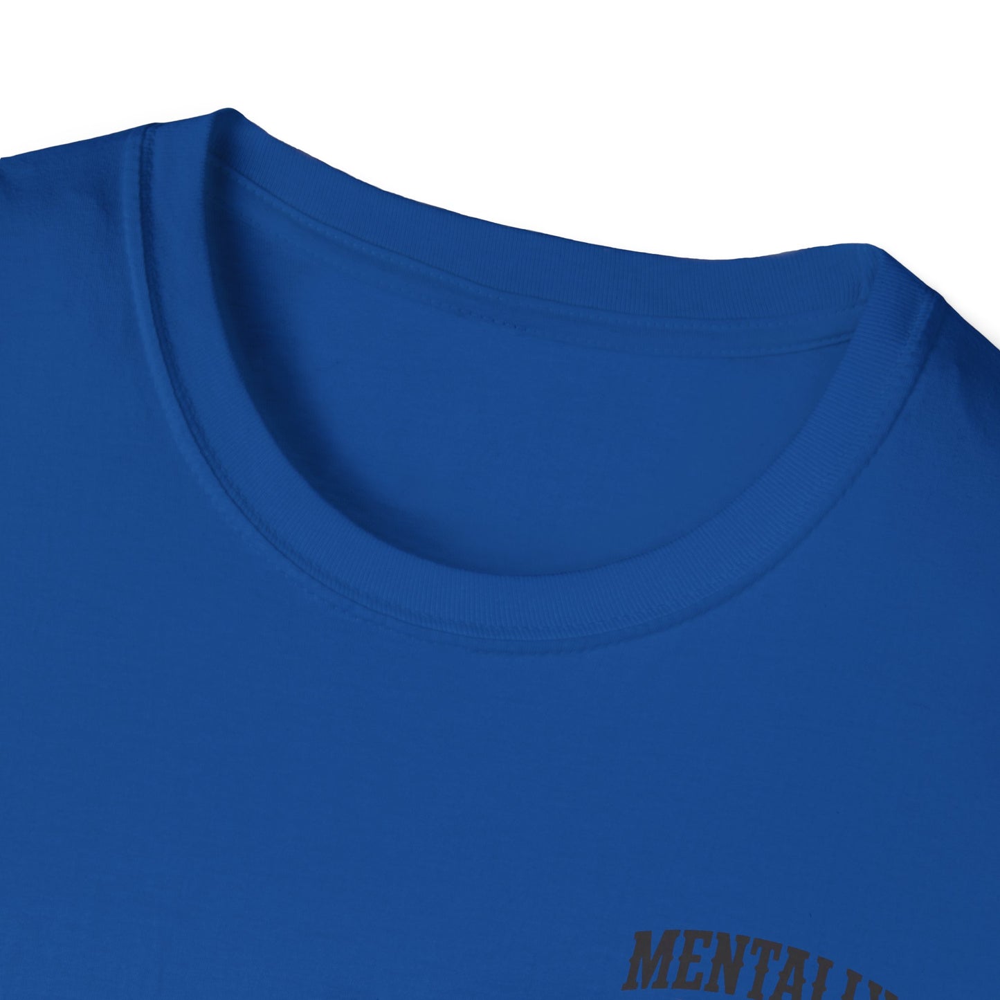 Mentally Checked Out Still Showin' Up T-Shirt | Funny Typography Tee