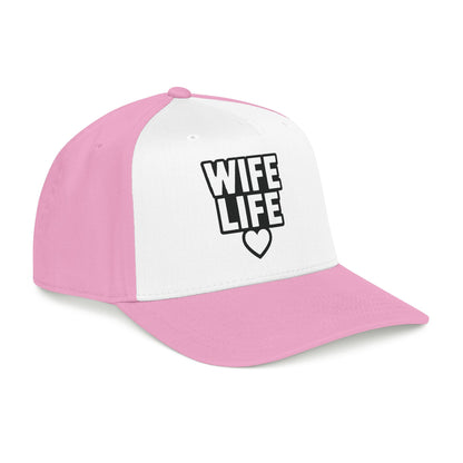 Wife Life Mid Profile Baseball Cap | Wife Life Baseball Hat
