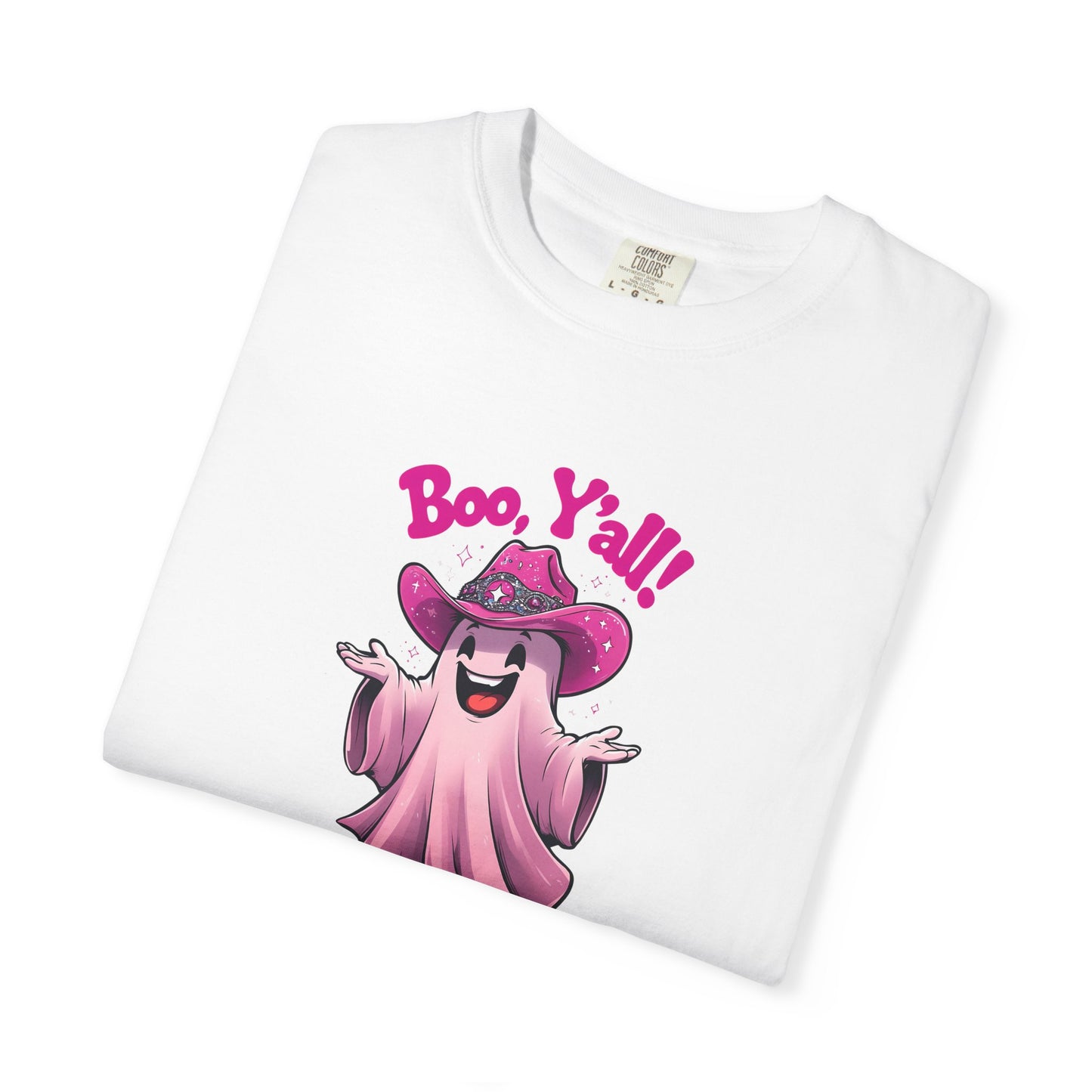 Boo Y'all Ghost T-Shirt, Fun Halloween Tee, Unisex Shirt, Cute Ghost Apparel, Spooky Season Outfit