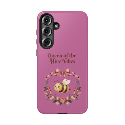 Queen of the Hive Bee Phone Case | Cute Floral Bee iPhone Case